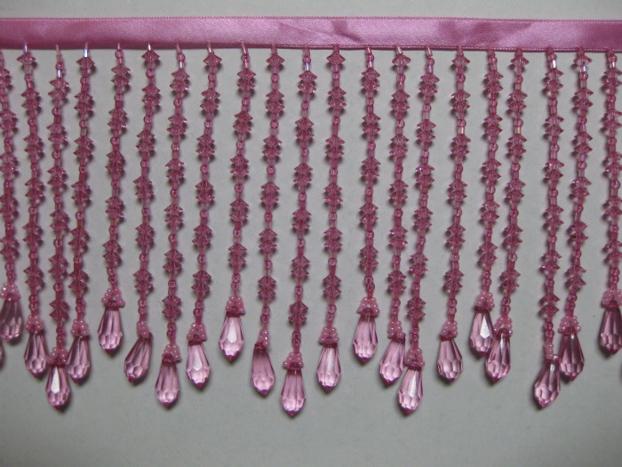 GLASS BEADED FRINGE GLASS BEADED FRINGE